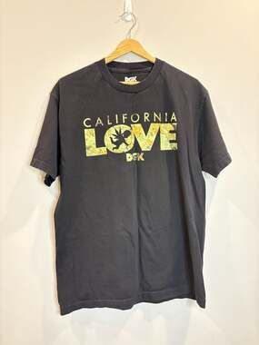 DGK California Love Graphic Black T-Shirt Large